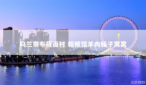 乌兰察布莜面村 粗粮馆羊肉臊子窝窝