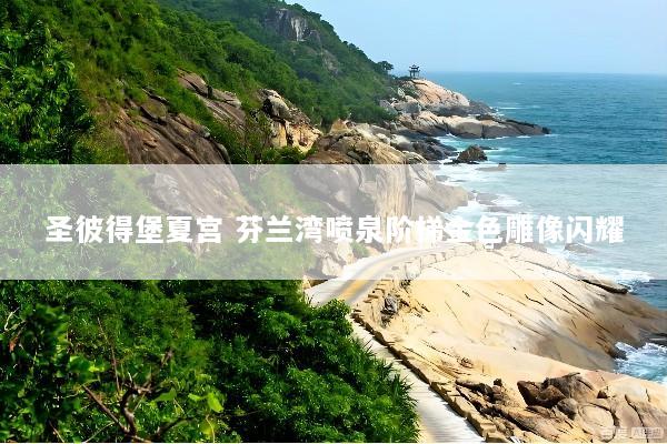 圣彼得堡夏宫 芬兰湾喷泉阶梯金色雕像闪耀