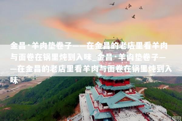 金昌·羊肉垫卷子——在金昌的老店里看羊肉与面卷在锅里炖到入味_金昌·羊肉垫卷子——在金昌的老店里看羊肉与面卷在锅里炖到入味