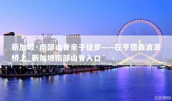 新加坡·南部山脊亲子徒步——在亨德森波浪桥上_新加坡南部山脊入口