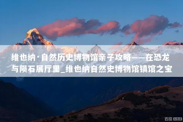 维也纳·自然历史博物馆亲子攻略——在恐龙与陨石展厅里_维也纳自然史博物馆镇馆之宝